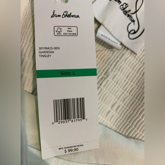 NWT SAM EDELMAN TINSLEY MINI DRESS. Size Large - Picture 9 of 10